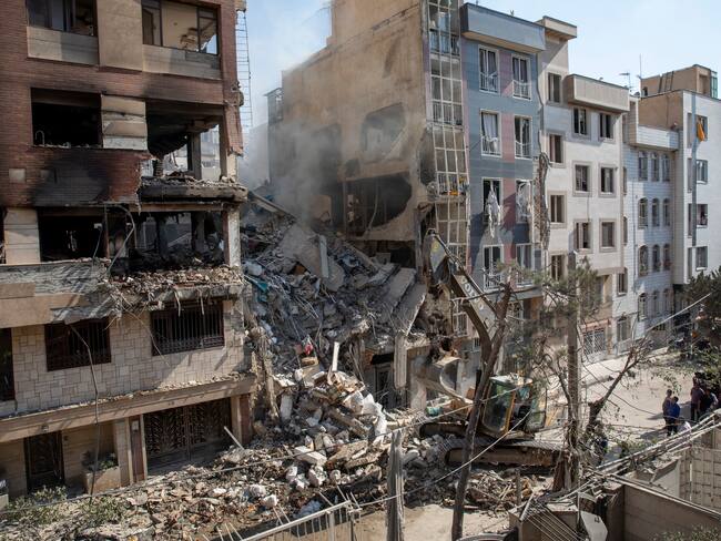 Ataque Israel a Irán. Foto: Majid Saeedi/Getty Images.