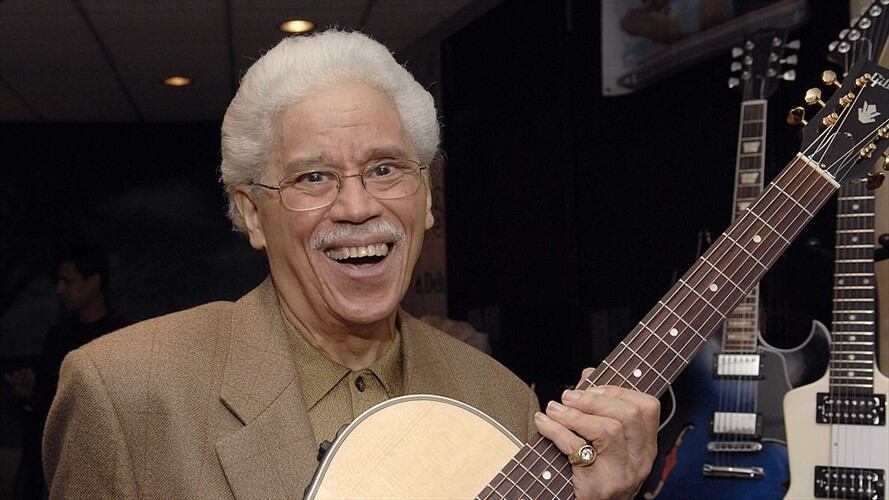 El artista dominicano Johnny Pacheco, uno de los creadores de la salsa, falleció este lunes a los 85 años de edad, informó su mujer a través de Facebook. Foto: Getty Images