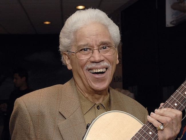 El artista dominicano Johnny Pacheco, uno de los creadores de la salsa, falleció este lunes a los 85 años de edad, informó su mujer a través de Facebook. Foto: Getty Images