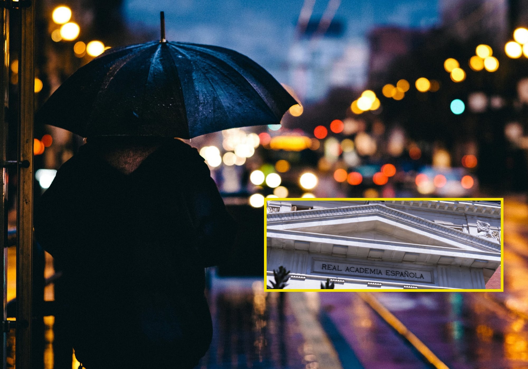 Lluvia y Real Academia Española