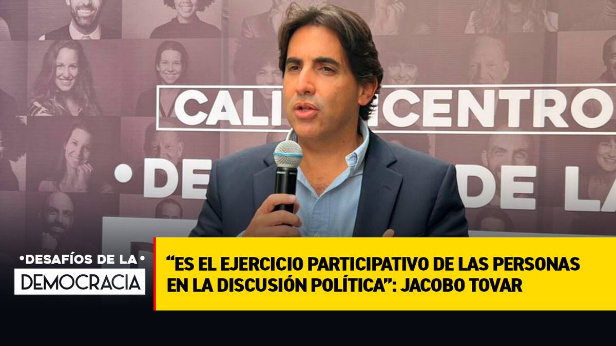 “Es el ejercicio participativo de las personas en la discusión política”: Jacobo Tovar