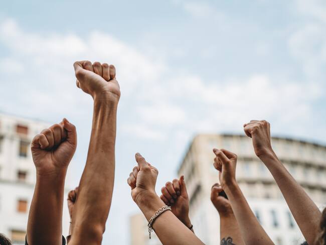 Imagen de referencia de protestas. Foto: Getty Images