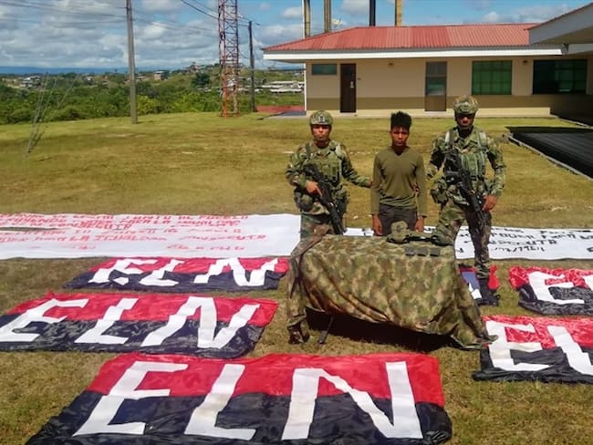 Ejército frustra atentado del ELN en Chocó. Foto: Ejército Nacional