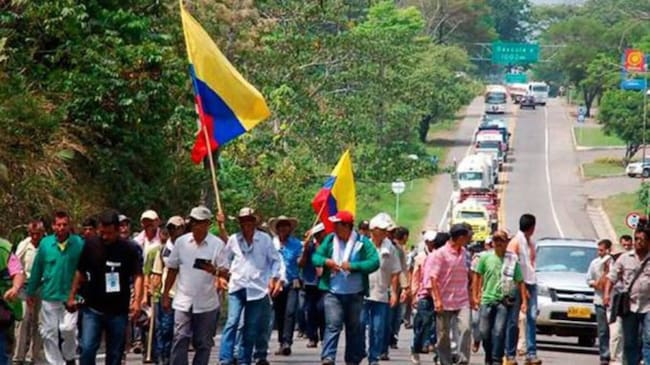 Paro de comunidades indígenas y afro de Risaralda / Foto: Colprensa