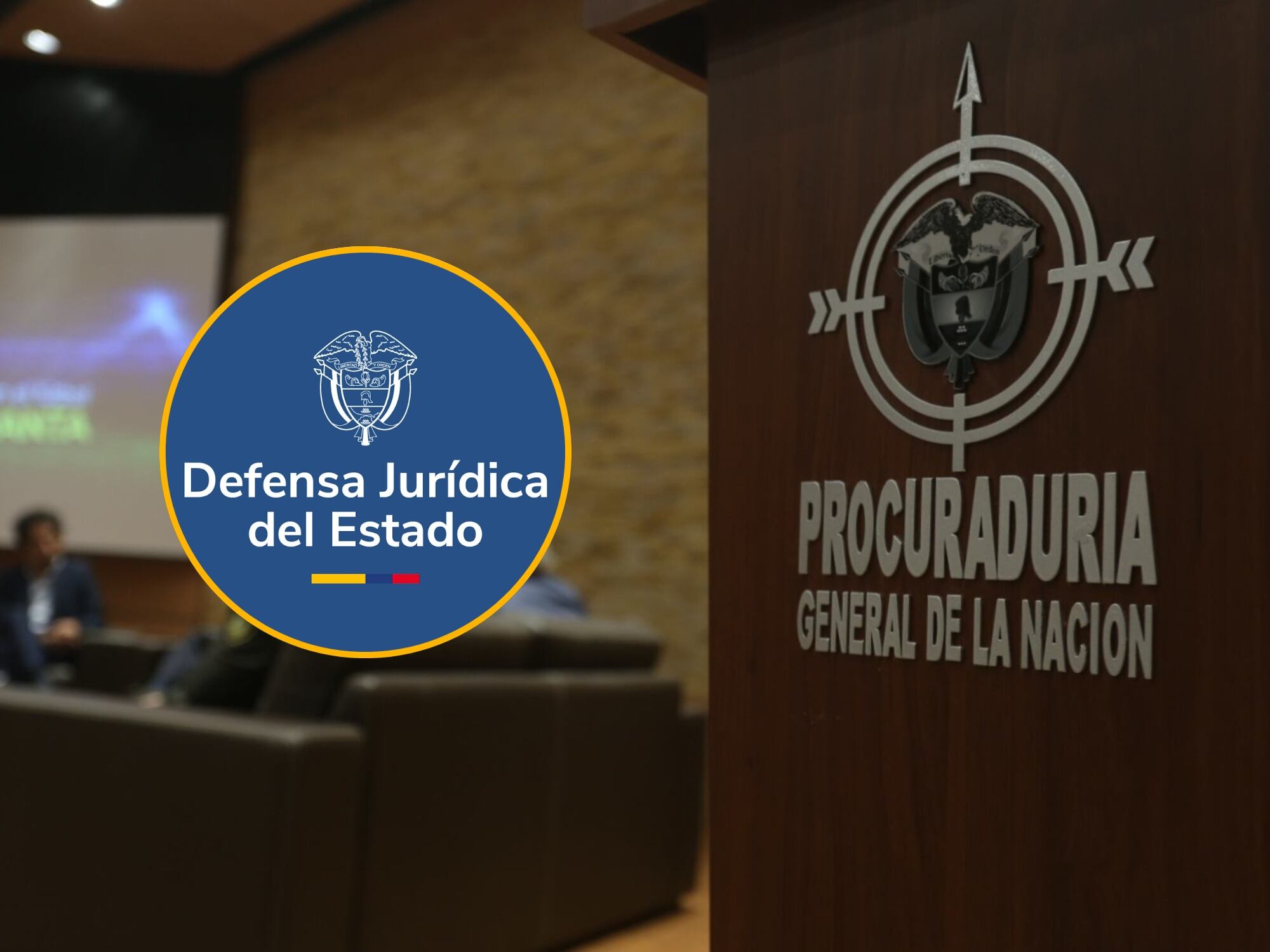 Procuraduría y logo de la Agencia de Defensa Jurídica del Estado. Fotos: Colprensa y web de la Procuraduría y logo de la Agencia de Defensa Jurídica del Estado.