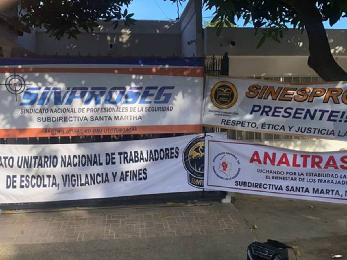 Santa Marta: trabajadores de la UNP protestan por despidos injustificados