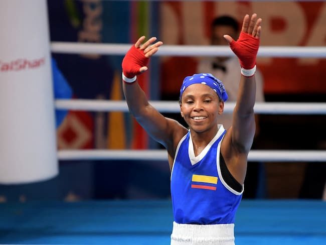 Ingrit Valencia, boxeadora colombiana. Foto: RAUL ARBOLEDA/AFP/Getty Images