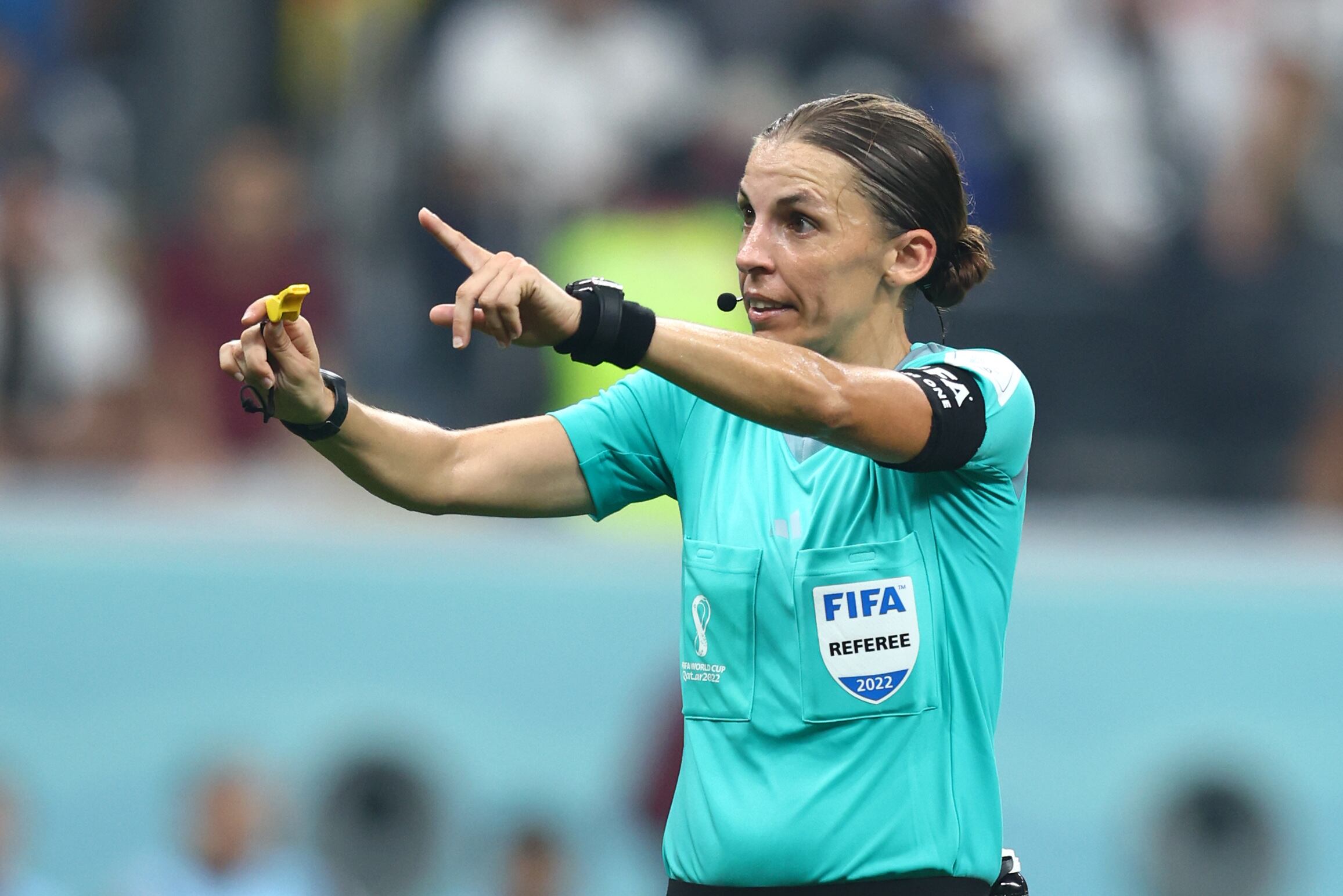 Stephanie Frappart. (Photo by Chris Brunskill/Fantasista/Getty Images)