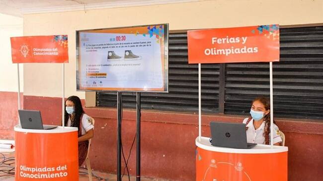 Olimpiadas del Conocimiento para jóvenes de colegios públicos del Magdalena. Foto: Gobernación del Magdalena