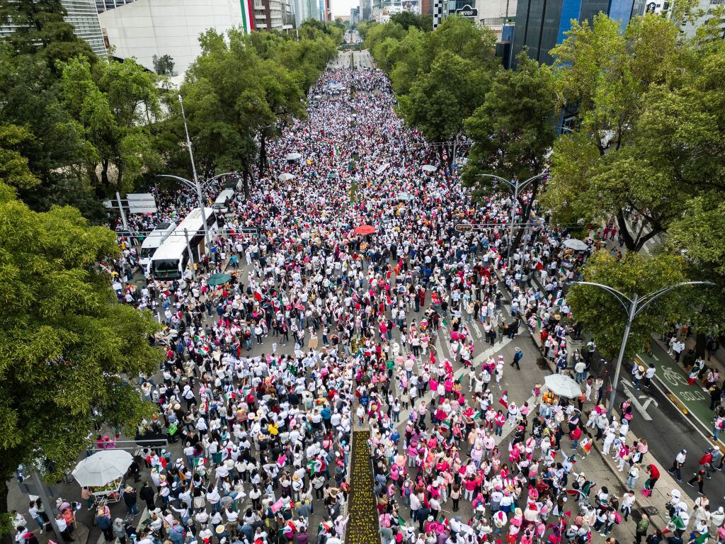 Protestas en México. I Foto: Daniel Cardenas/Anadolu via Getty Images.