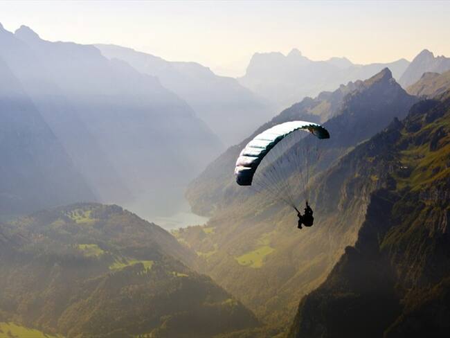 Un parapentista perdió la vida en un accidente . Foto: Getty Images