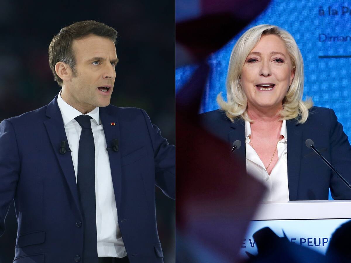 Emmanuel Macron y Marine Le Pen, a segunda vuelta presidencial en Francia