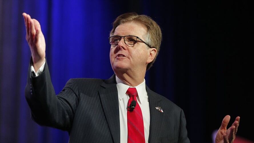 Dan Patrick, vicegobernador de Texas. Foto: Getty Images