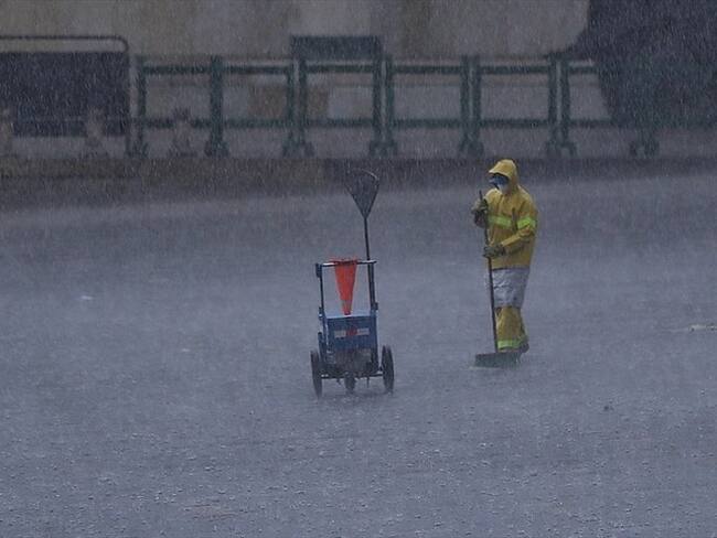 Emergencia por lluvias en Bogotá. Foto: Colprensa