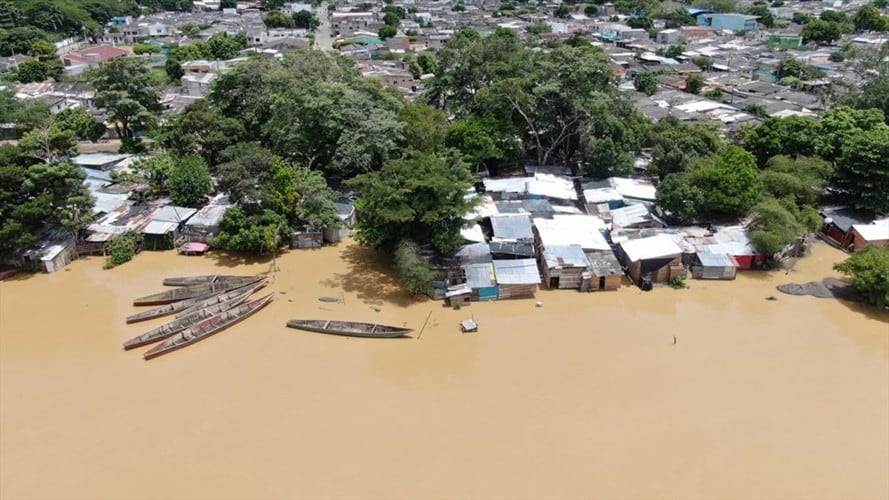 Declaran alerta roja en Córdoba por aumento en los niveles de tres ríos. Foto: Alcaldía Montería (referencia).