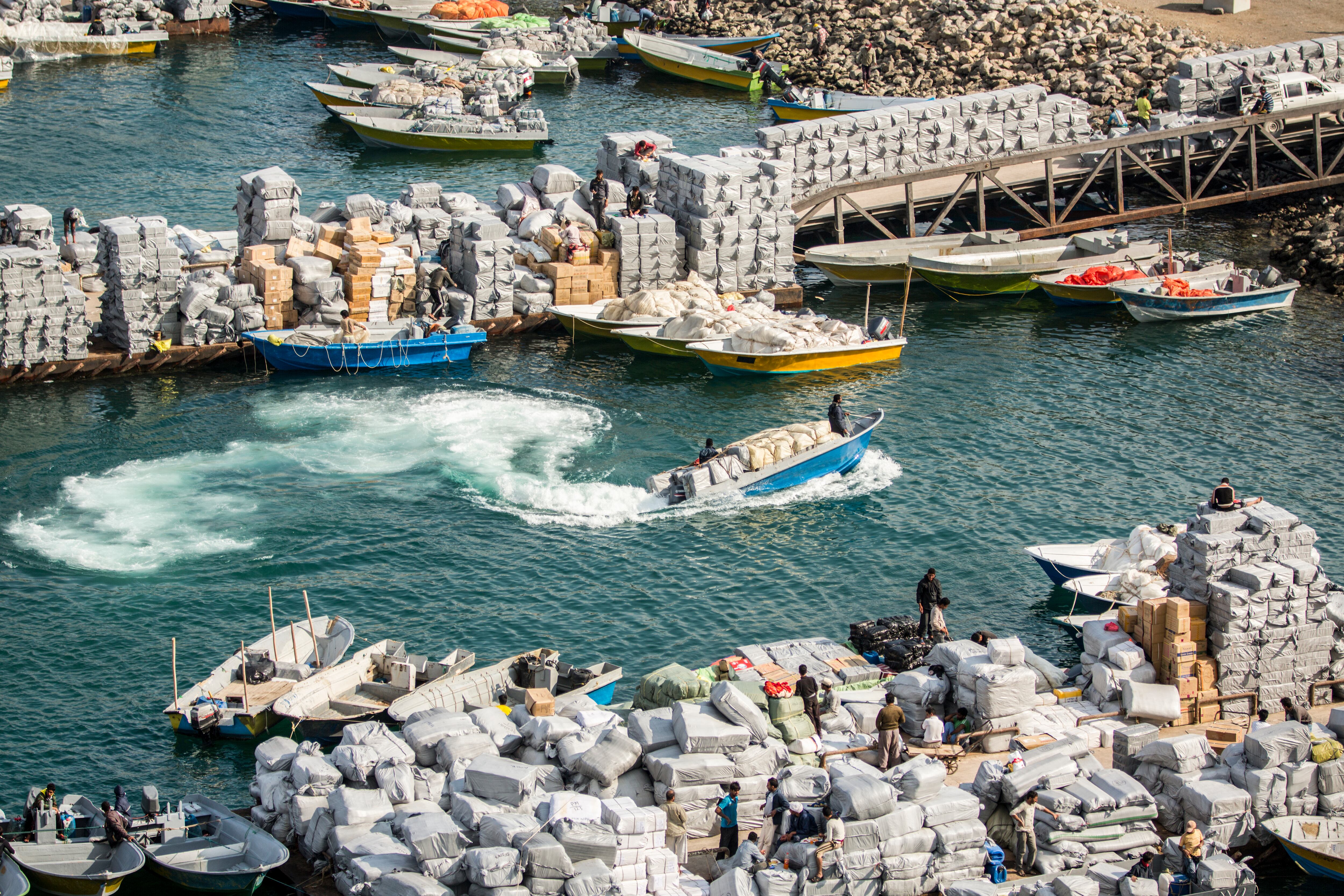 Referencia de toneladas de droga en el mar. Foto: Getty Images. 
