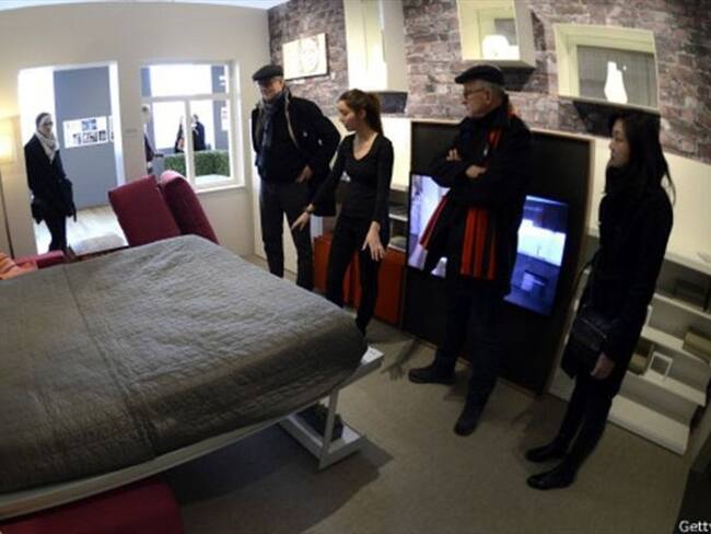 En micro-apartamentos como éste, mostrado en Nueva York, el diseño es clave. Foto: BBC Mundo