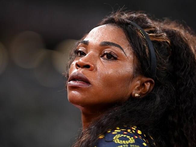 Caterine Ibargüen, atleta de salto triple colombiana en los Juegos Olímpicos de Tokio 2020. Foto: Matthias Hangst/Getty Images