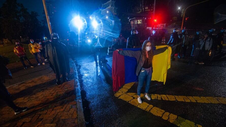Se entregó un nuevo informe a la Corte Penal Internacional sobre violaciones y presuntas violaciones a los derechos humanos durante las manifestaciones. Foto: Getty Images / SEBASTIÁN BARROS
