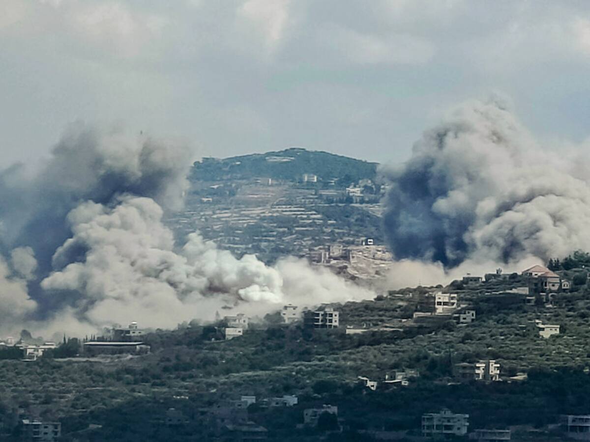 Israel lanzó proyectiles a 800 “objetivos” de Hizbulá en el Líbano