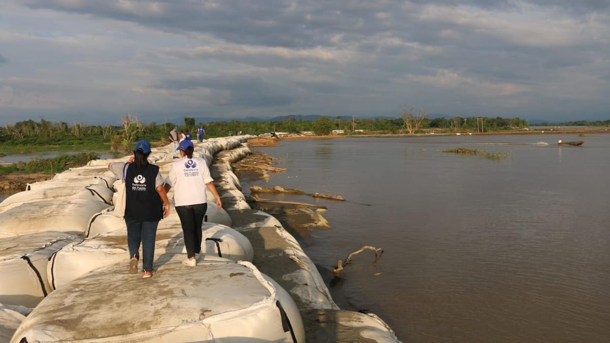 Nuevo rompimiento del dique ‘Caregato’ cobra damnificados y arruina cultivos: Defensoría