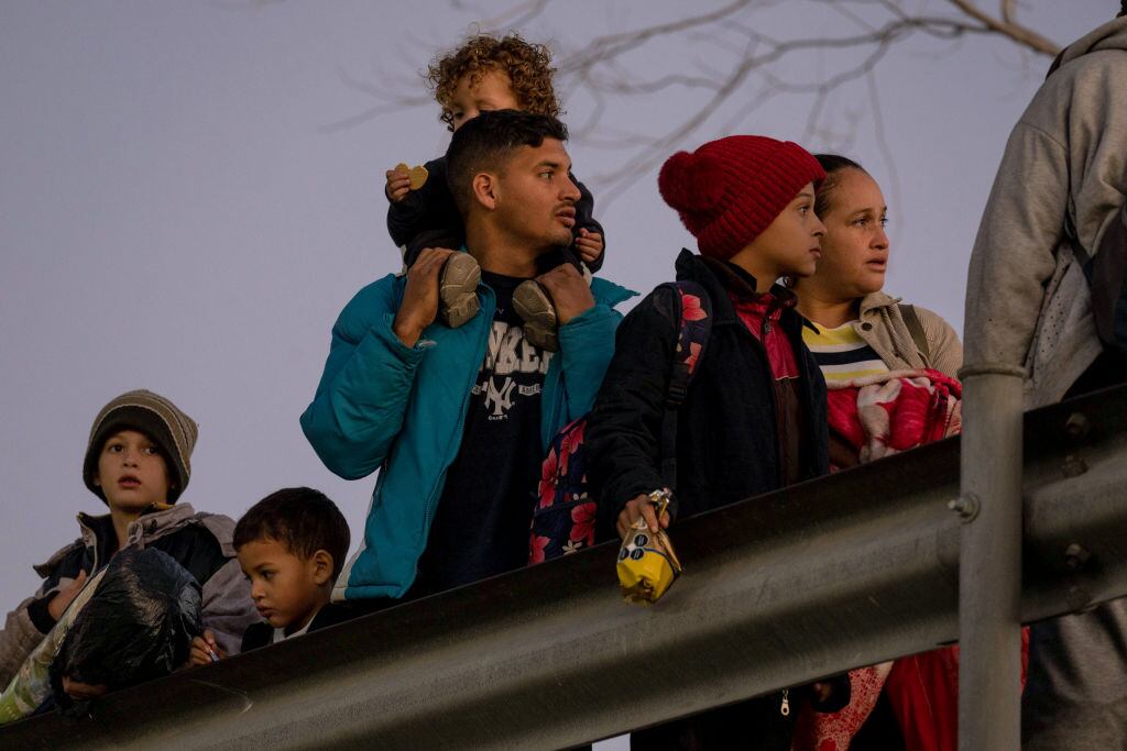 Migrantes buscan llegar a los Estados Unidos (Photo by John Moore/Getty Images)