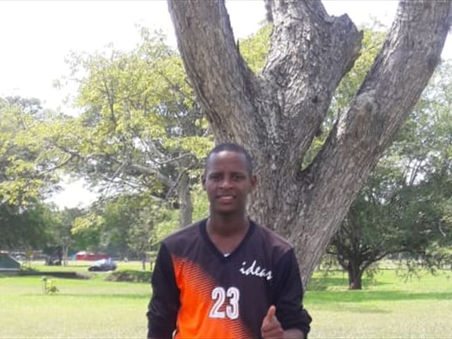 La madre de Janner García asegura que su hijo recibió dos disparos por parte de un uniformado de la Policía.. Foto: Cortesía