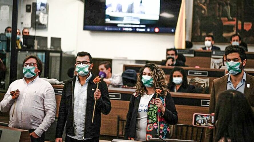 Concejales Verdes. Foto: Cortesía