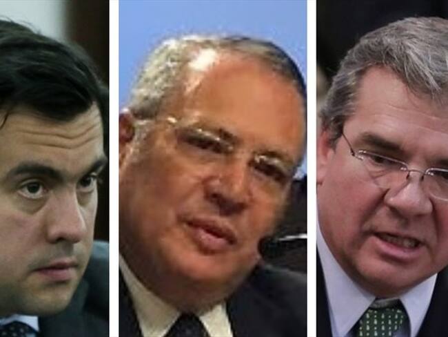 Rodrigo Lara, Iván Name y Germán Varón . Foto: Colprensa