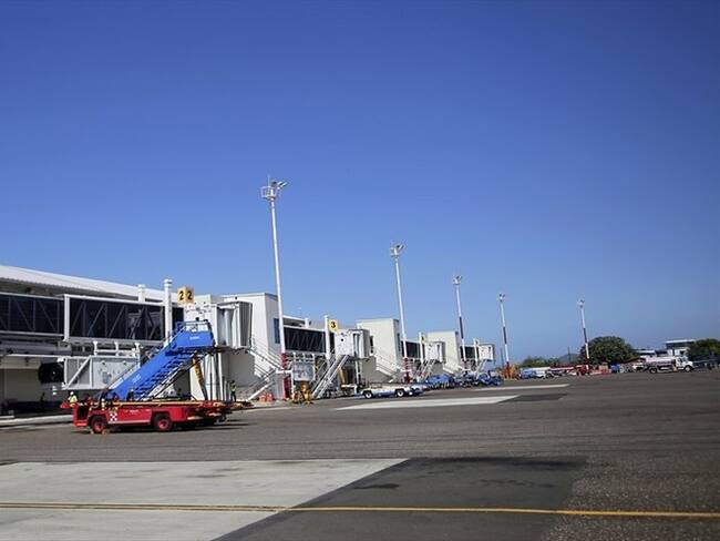 Aeropuerto internacional Simón Bolívar de Santa Marta. Foto: Colprensa - Luisa González