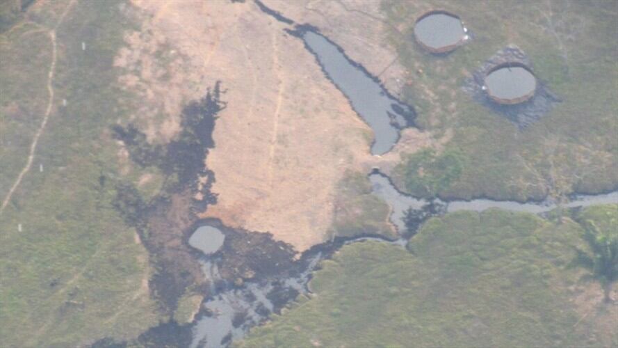 Nuevo atentado contra el Oleoducto Caño Limón – Coveñas. Foto: Cortesía: Ecopetrol