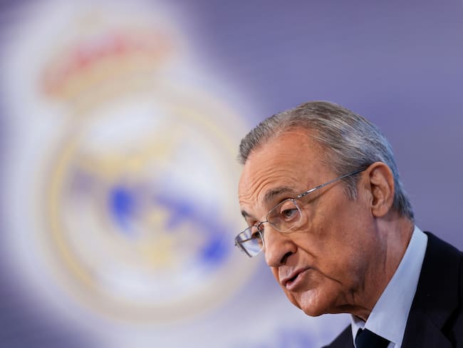 El presidente del Real Madrid, Florentino Pérez. Foto: EFE/ Mariscal