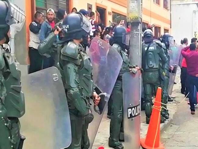 En 2019, la sede fue atacada por personas inconformes con los bloqueos en la vía Panamericana . Foto: Cric