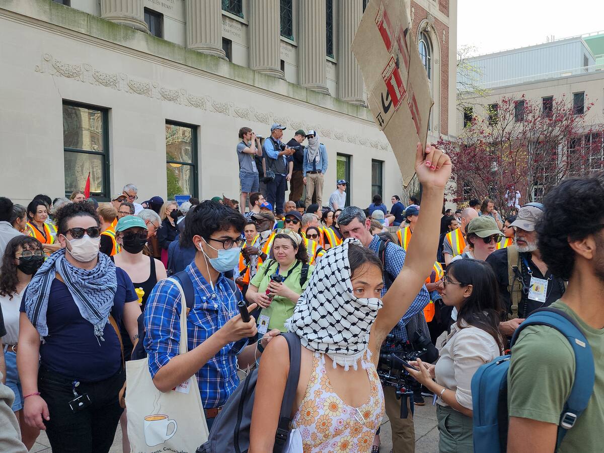 Columbia da ultimátum a estudiantes propalestinos y amenaza con desalojar o ser suspendido