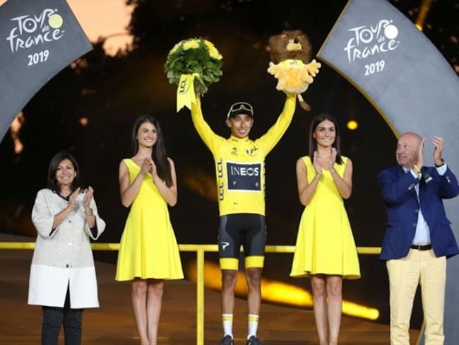 Egan Bernal es el primer latinoamericano en ganar un Tour de Francia. Foto: Getty Images