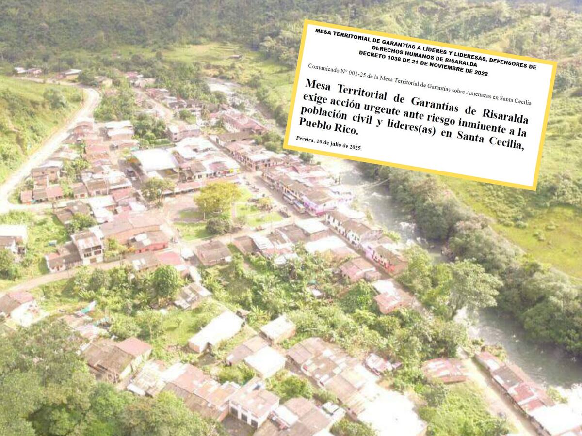 Líderes en Risaralda denuncian amenazas de muerte a más de 10 personas al occidente de la región
