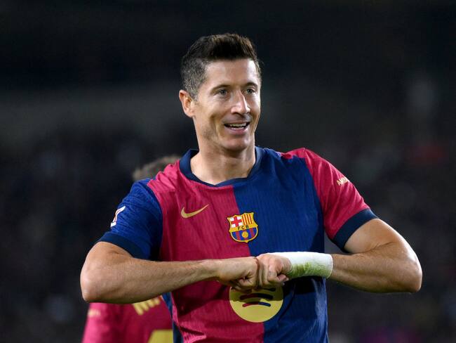 Robert Lewandowski. (Photo by David Ramos/Getty Images)