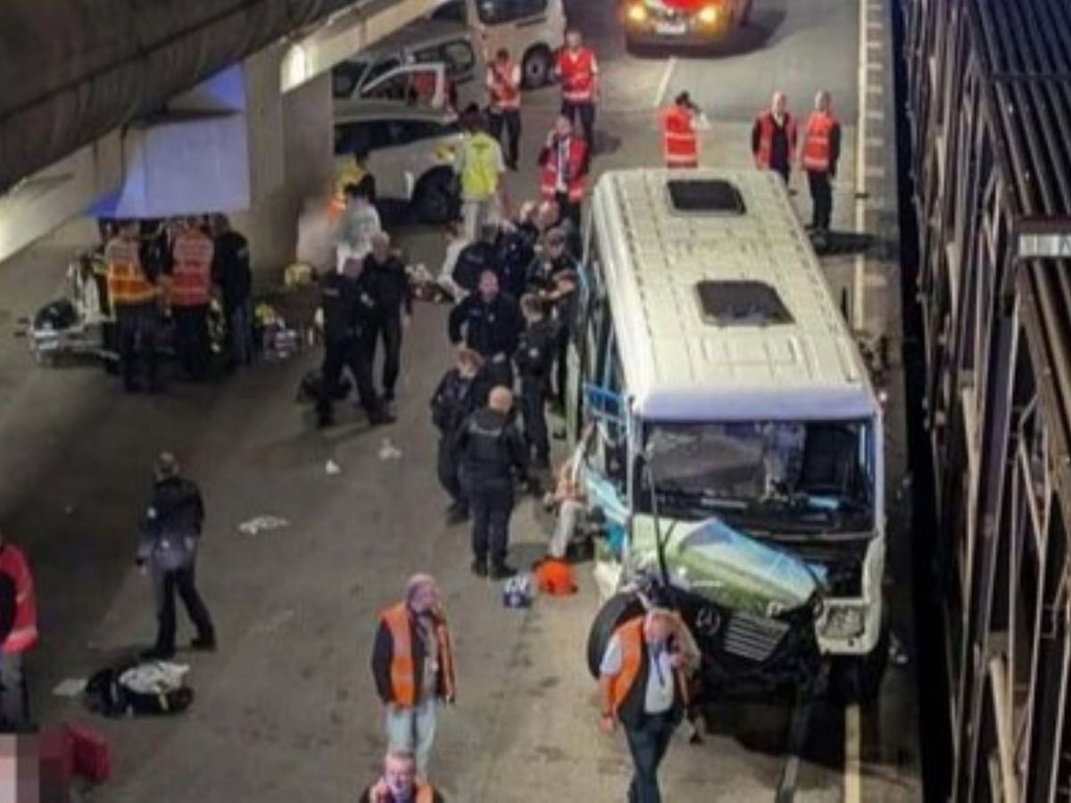 Choque cerca del Eurotúnel deja 19 personas heridas