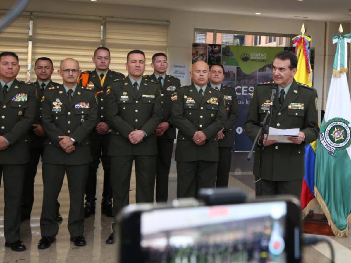 Cambios en la Policía Nacional: así quedan conformadas las direcciones