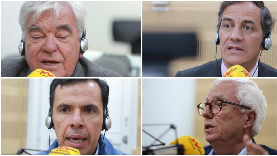 Nilson Pinilla, Guillermo Rivera, Rafael Nieto y Jorge Robledo. Foto: