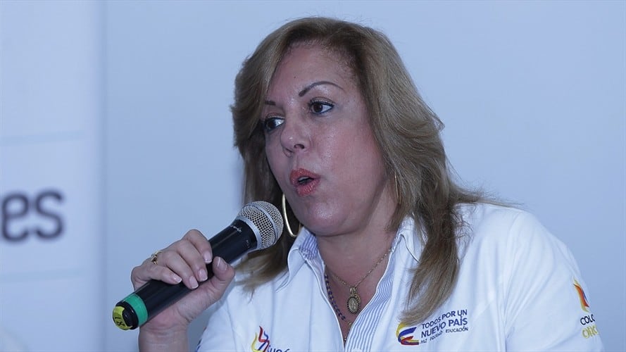 Gobernadora del Valle del Cauca, Clara Luz Roldán. Foto: Colprensa - Diego Pineda