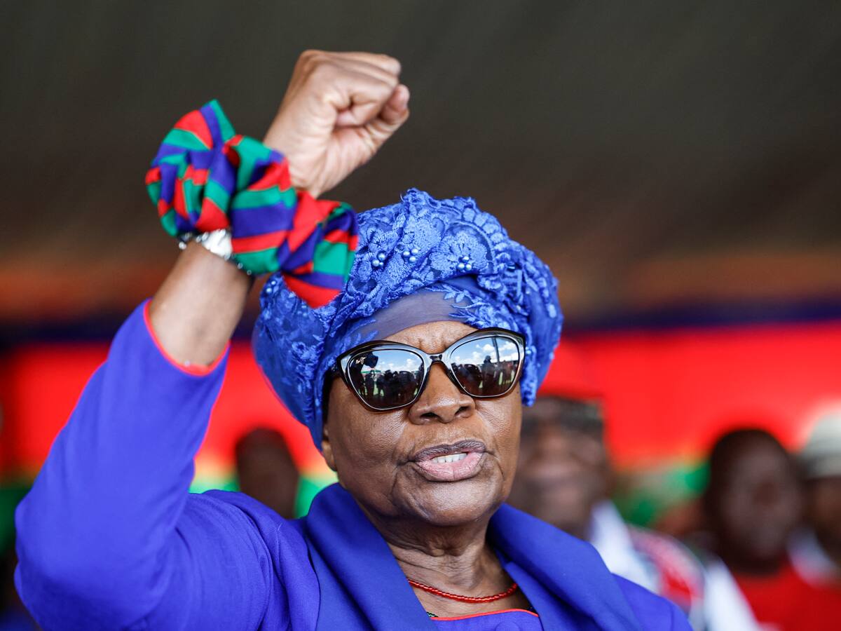 Vicepresidenta de Namibia ganó elecciones y se convierte en la primera presidenta del país