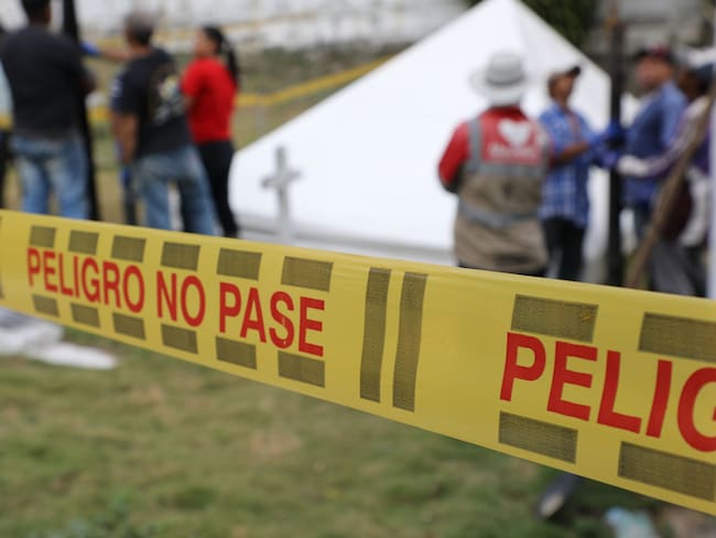 Un grupo armado al margen de la ley llegó hasta la vereda Río Sucio, corregimiento de Uribe para asesinar a los tres hombres. Crédito: Colprensa. 
