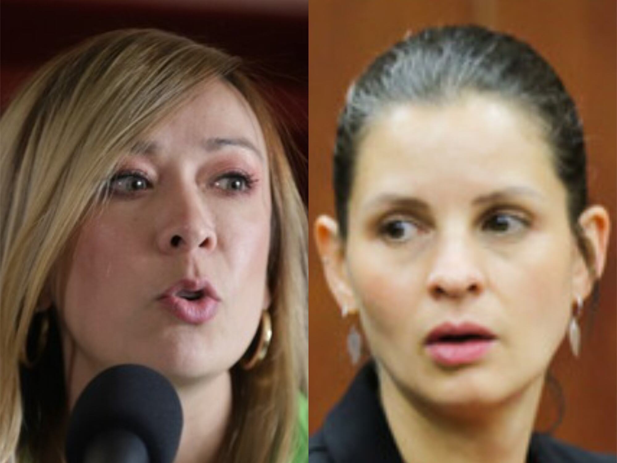 Katherine Miranda y Andrea Padilla: Foto: Colprensa - Álvaro Tavera / Colprensa-Mariano Vimos