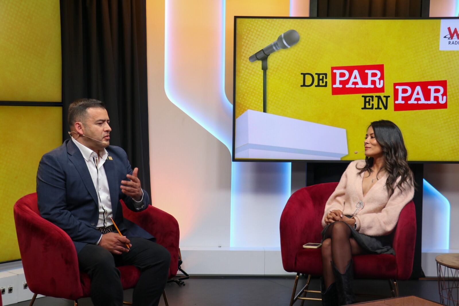 Jaime Raúl Salamanca en De Par en Par. Foto: W Radio