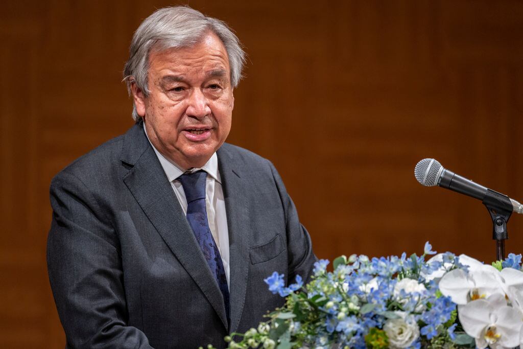 António Guterres. (Photo by Yuichi Yamazaki/Getty Images)