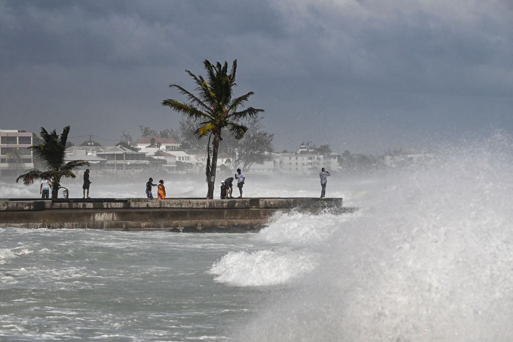 Huracán Beryl. (Photo by CHANDAN KHANNA/AFP via Getty Images)