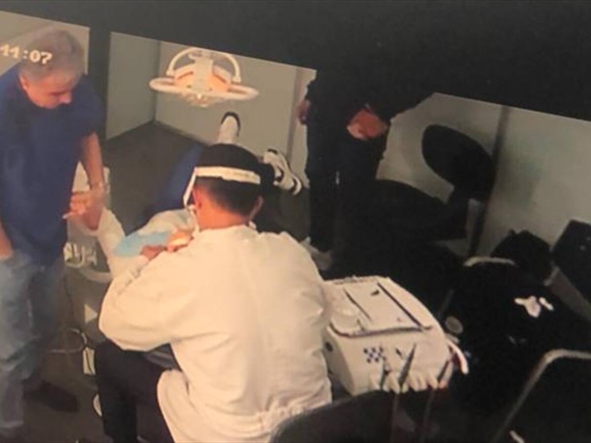 El momento en que Aida Merlano se fuga de la cita médica