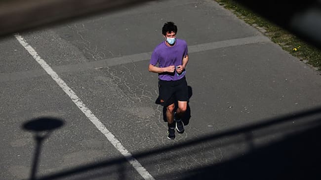 ¿Se puede hacer ejercicio con tapabocas?. Foto: Getty Images