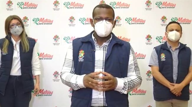 El gobernador dijo que no están dadas las condiciones para declarar la alerta amarilla. Foto: Gobernación del Cauca